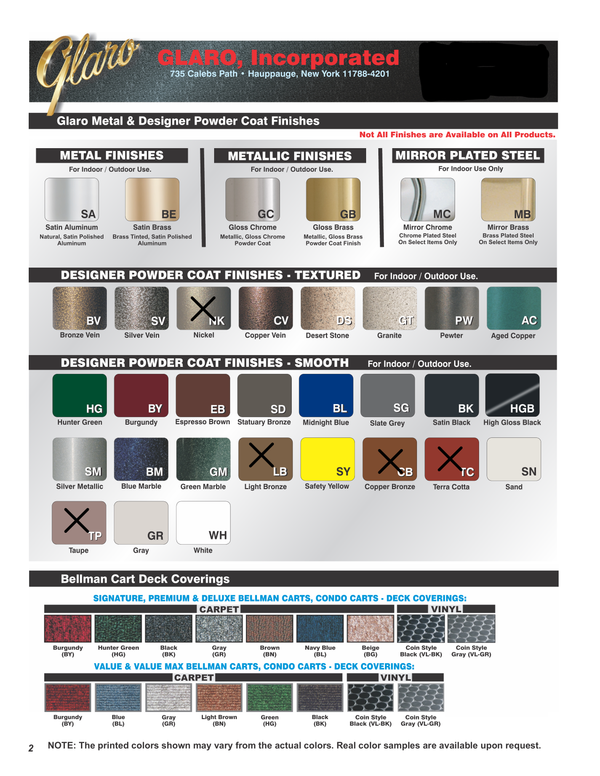 Glaro RecyclePro Value 2-Unit Modular Recycling Station – 23 Gallons each with Satin Brass Lids & Designer Color Base | Made in USA | Liner Not Included