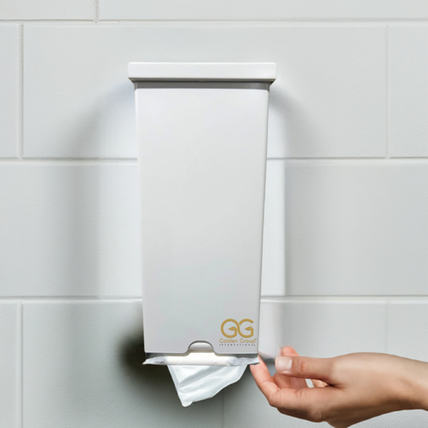 SD2000WH Wall-Mounted Sanitary Pad Dispenser – Retail Style Pads, Made in USA