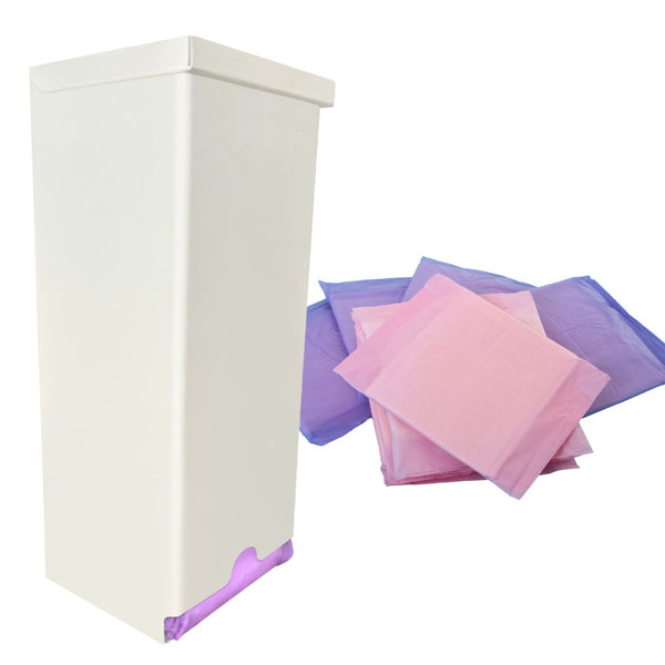 SD2000WH Wall-Mounted Sanitary Pad Dispenser – Retail Style Pads, Made in USA