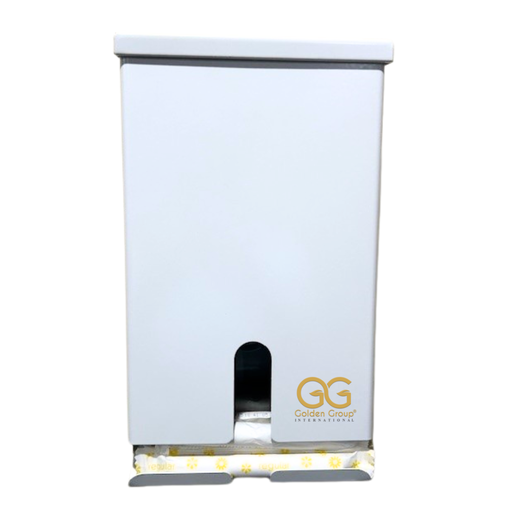 SD4000WH-TO Wall-Mounted Tampon Dispenser – Retail-Style, White Steel, Made in USA