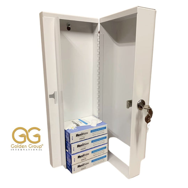 SD5000-PO Sanitary Napkin Dispenser – Age-Appropriate, Wall-Mounted, White Steel, Made in USA, ADA Compliant