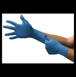 Ansell Blue MICROFLEX® 2.8 mil Nitrile Powder-Free Disposable Exam Gloves
