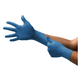 Ansell Blue MICROFLEX® 2.8 mil Nitrile Powder-Free Disposable Exam Gloves