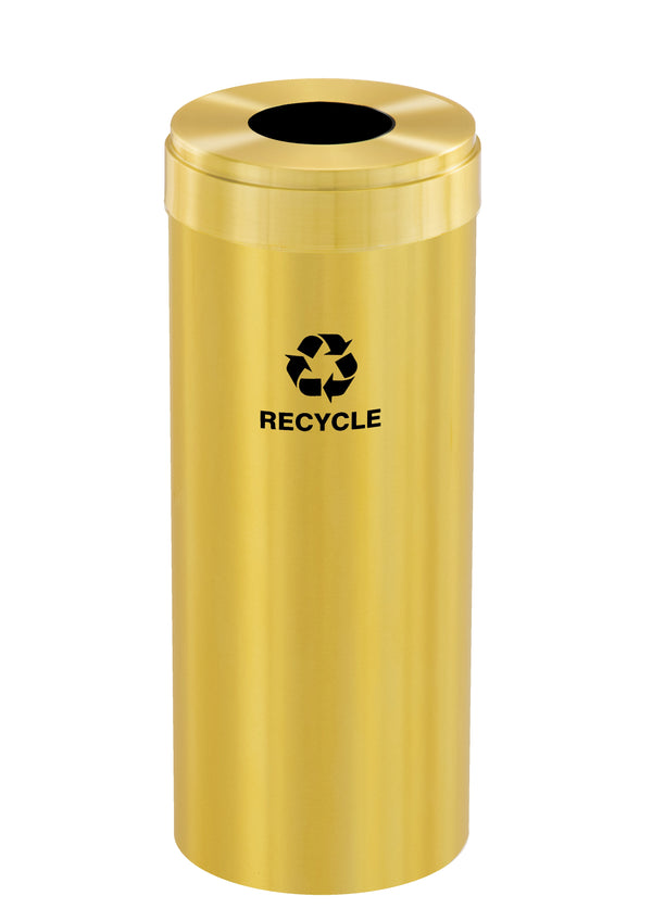 Glaro RecyclePro Value Individual Recycling Receptacle – Choose Size & Message | Indoor/Outdoor Use | Made in USA
