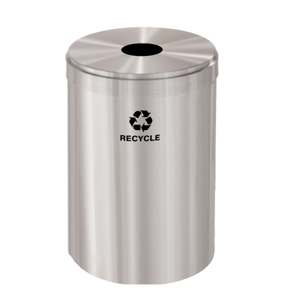 Glaro RecyclePro Value Individual Recycling Receptacle – Choose Size & Message | Indoor/Outdoor Use | Made in USA