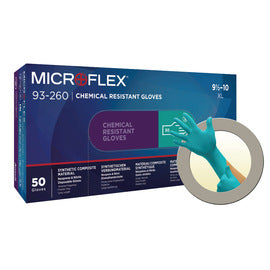 Ansell Green Microflex® 7.8 mil Nitrile/Neoprene Disposable Gloves
