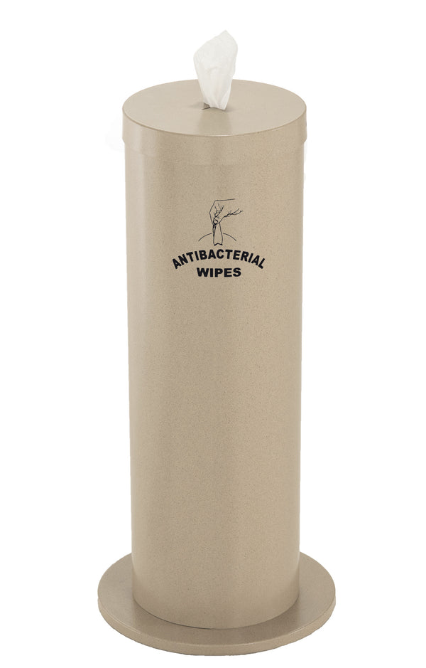 Glaro Wipe Dispenser with Extra Storage & Weighted Base | Floor Standing | Made in USA