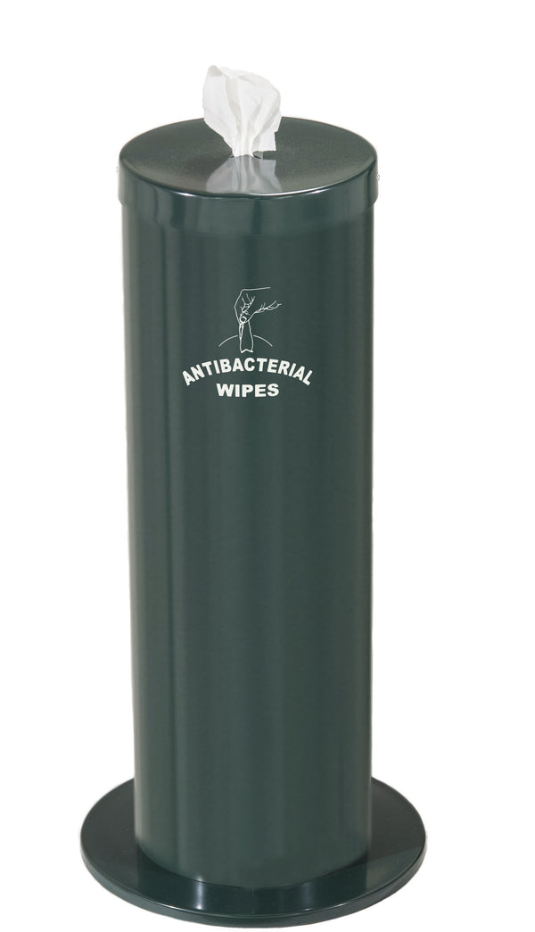 Glaro Wipe Dispenser with Extra Storage & Weighted Base | Floor Standing | Made in USA