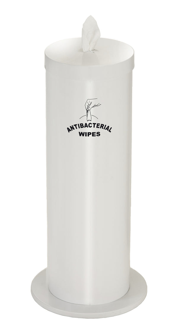 Glaro Wipe Dispenser with Extra Storage & Weighted Base | Floor Standing | Made in USA