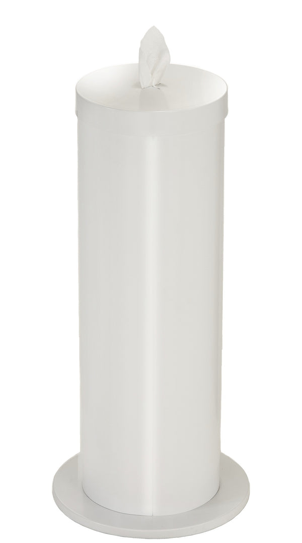 Glaro Wipe Dispenser with Extra Storage & Weighted Base | Floor Standing | Made in USA