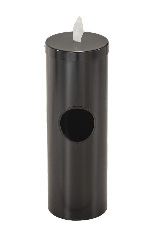 Glaro Wipe Dispenser with Trash Receptacle & Removable Liner | Floor Standing | Made in USA