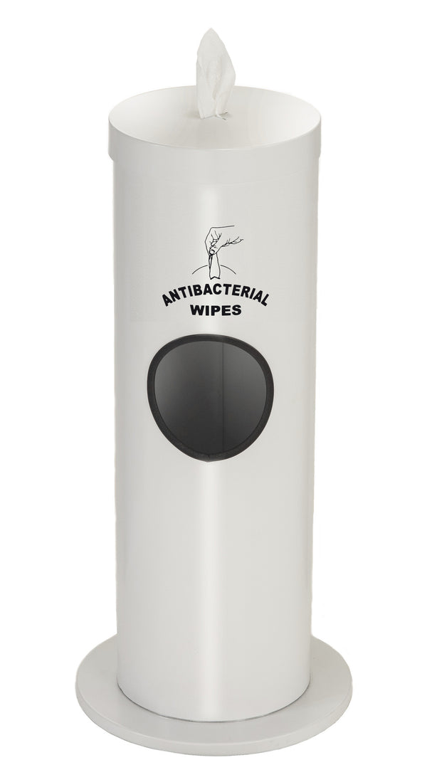 Glaro Floor Standing Wipe Dispenser with 2-Gallon Receptacle | Indoor/Outdoor | Made in USA