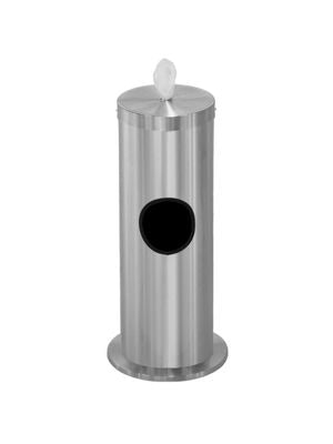 Glaro Floor Standing Wipe Dispenser with 2-Gallon Receptacle | Indoor/Outdoor | Made in USA