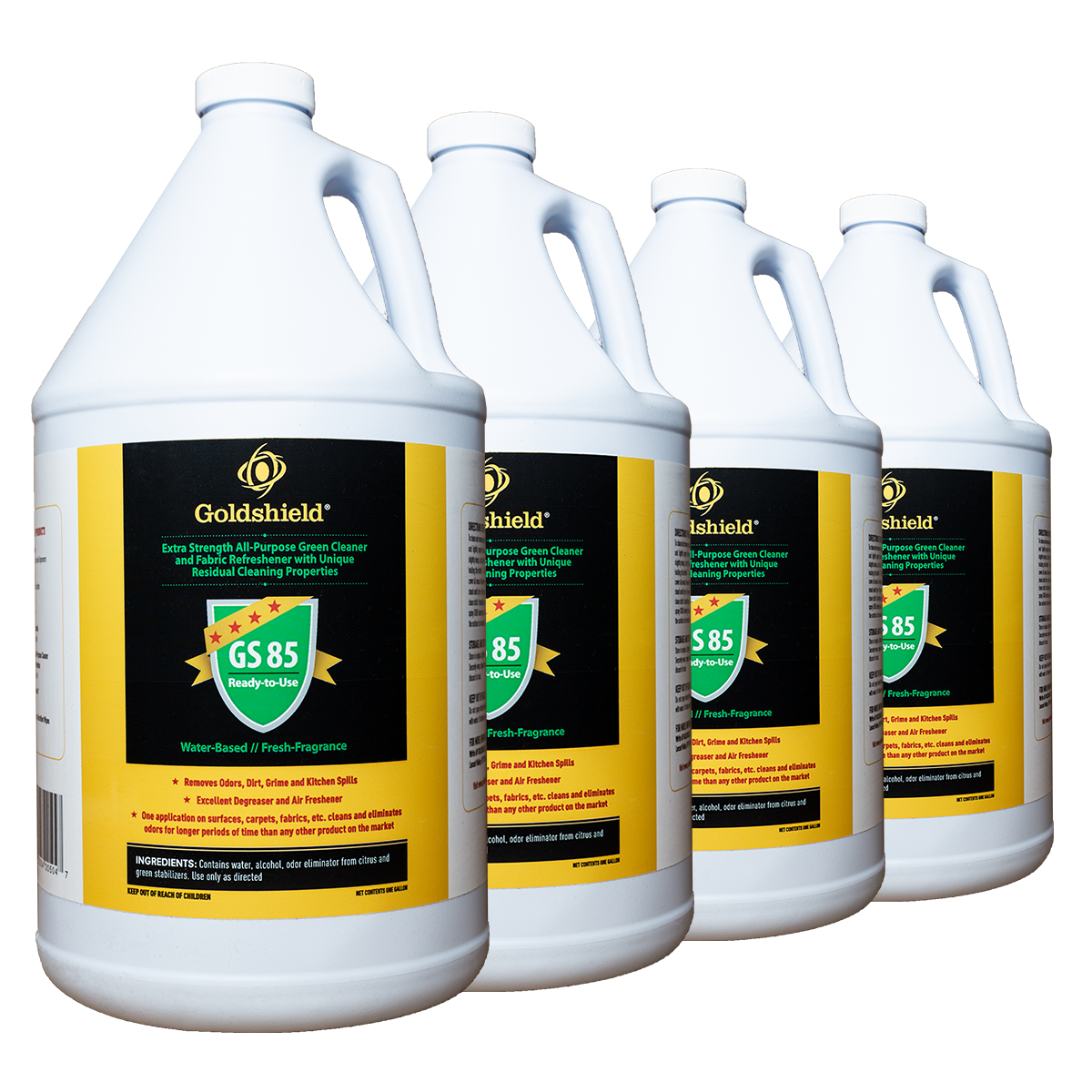 Goldshield® 85 Surface Cleaner (GS85) | All-Purpose Odor & Grime Remover | Made in USA
