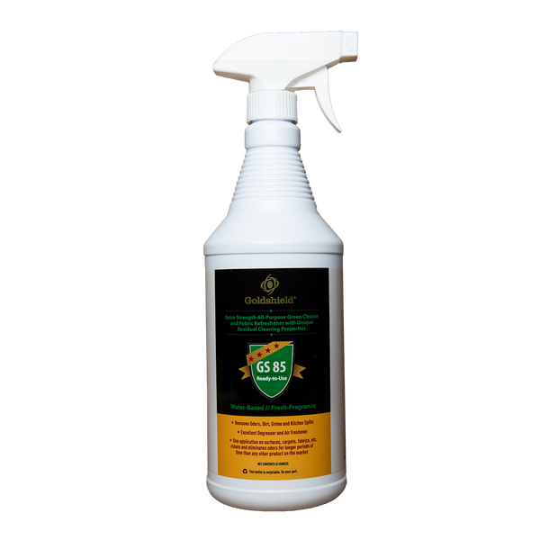 Goldshield® 85 Surface Cleaner (GS85) | All-Purpose Odor & Grime Remover | Made in USA