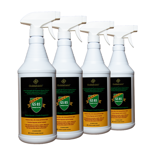 Goldshield® 85 Surface Cleaner (GS85) | All-Purpose Odor & Grime Remover | Made in USA