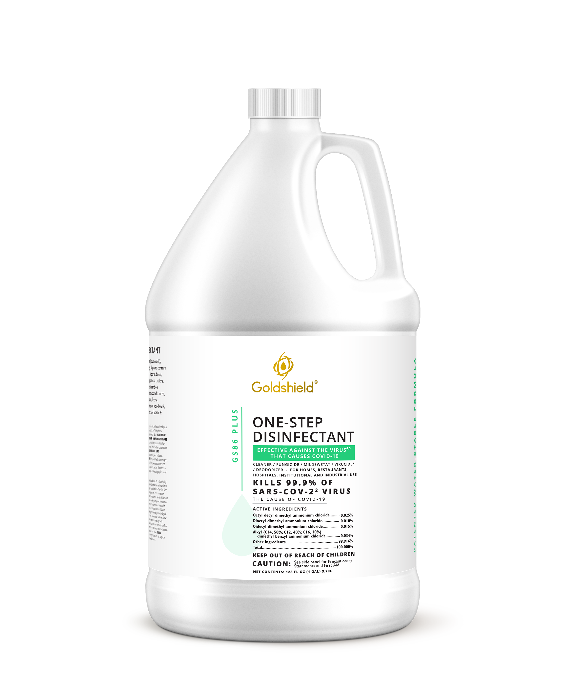 Goldshield 86 Plus – Broad Spectrum Disinfectant – 1 Gallon Bottle