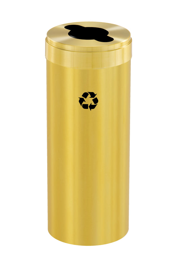 Glaro RecyclePro Value Individual Recycling Receptacle – Choose Size & Message | Indoor/Outdoor Use | Made in USA