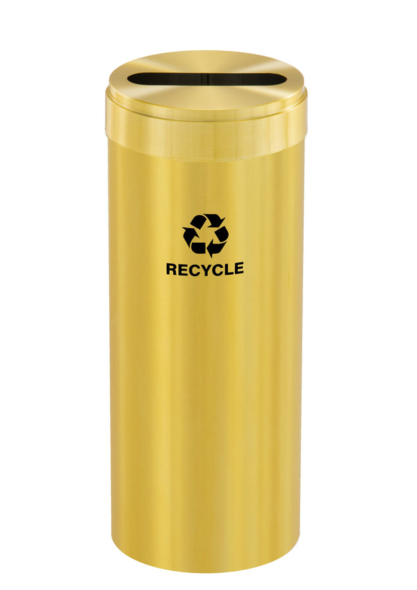Glaro RecyclePro Value Individual Recycling Receptacle – Choose Size & Message | Indoor/Outdoor Use | Made in USA