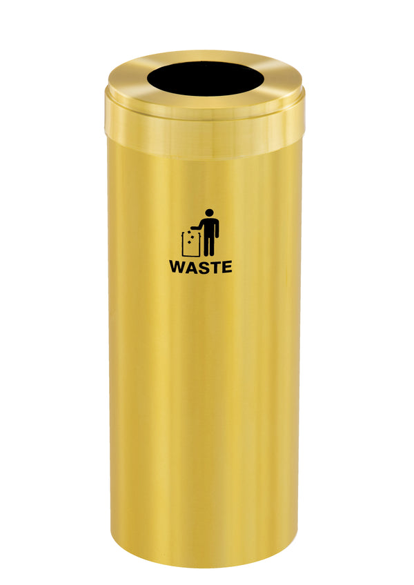 Glaro RecyclePro Value Individual Recycling Receptacle – Choose Size & Message | Indoor/Outdoor Use | Made in USA