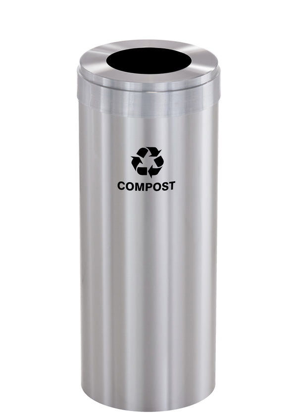 Glaro RecyclePro Value Individual Recycling Receptacle – Choose Size & Message | Indoor/Outdoor Use | Made in USA