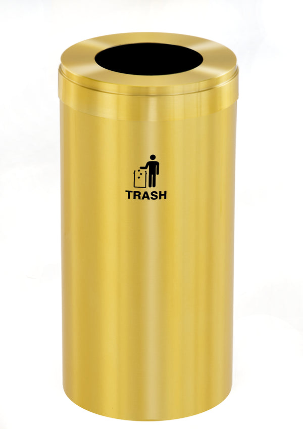 Glaro RecyclePro Value Individual Recycling Receptacle – Choose Size & Message | Indoor/Outdoor Use | Made in USA