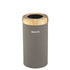 Glaro RecyclePro Value Series with Single Purpose, Large Opening for WASTE & TRASH - Designer Color base with Satin Brass Lid