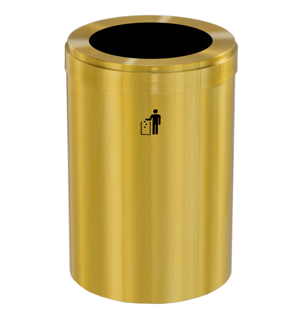 Glaro RecyclePro Value Individual Recycling Receptacle – Choose Size & Message | Indoor/Outdoor Use | Made in USA