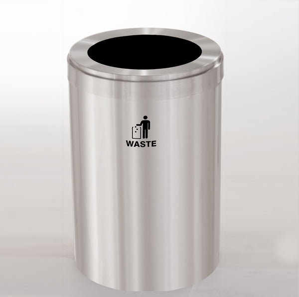 Glaro RecyclePro Value Individual Recycling Receptacle – Choose Size & Message | Indoor/Outdoor Use | Made in USA