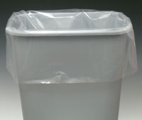 Can Liners, 23" x 17" x 46" Linear Low Density Gusseted Poly Liner