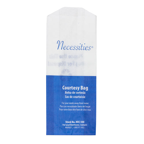 Necessities® Courtesy Bags Printed White
