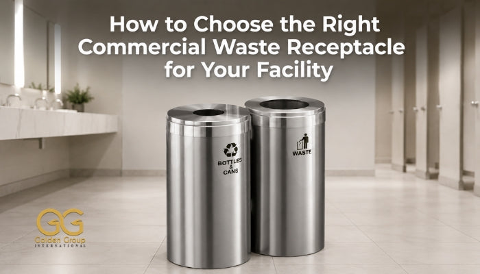 How to Choose the Right Commercial Waste Receptacle for Your Facility by Golden Group International 