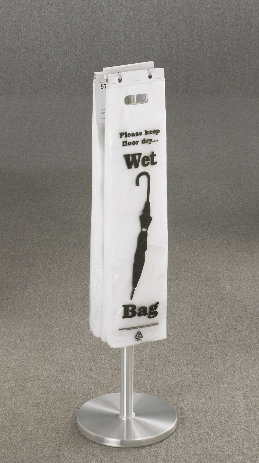 Glaro Wet Umbrella Bag Holder - Double Sided Floor Standing