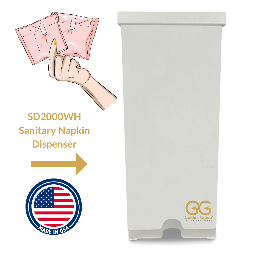 Steel Wall Mount Sanitary Napkin Dispenser | Non-Proprietary