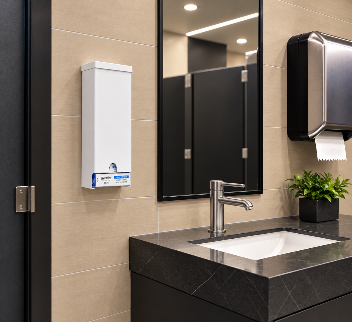 Golden Group International SD3000 Commercial Free-Vend Sanitary Napkin Dispenser | Made in USA