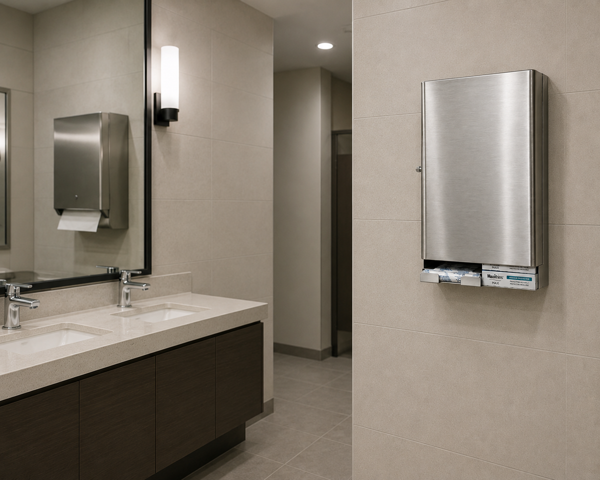 SD9500 Slim Commercial Free-Vend Menstrual Care Dispenser