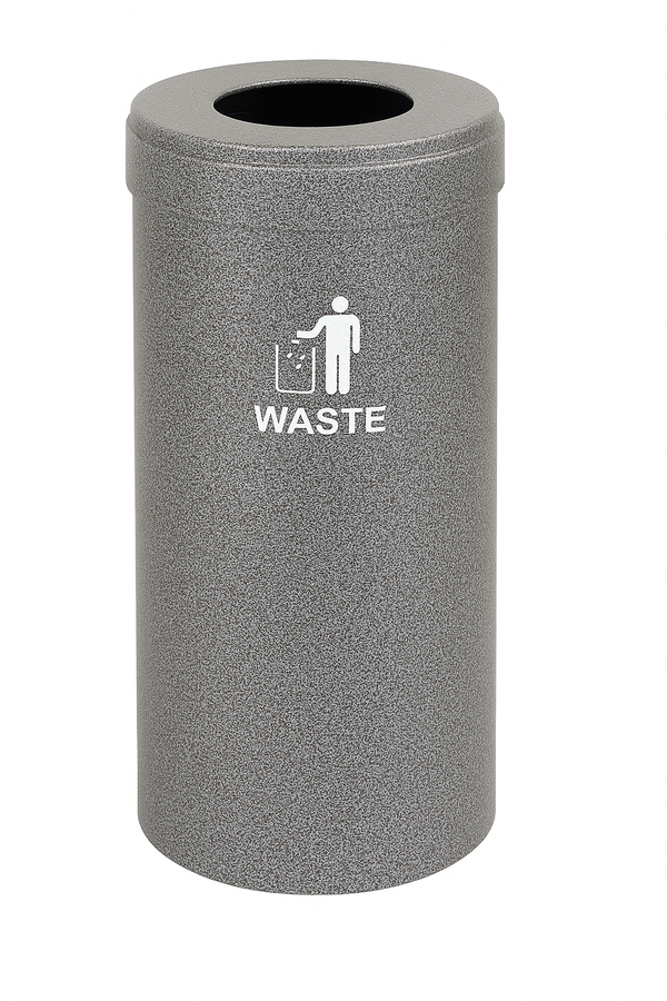 Glaro RecyclePro Value Waste Receptacle – Large Opening | Matching Lid | 15-41 Gallons | Made in USA