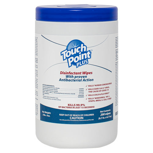 TouchPoint® Plus Disinfectant Wipes