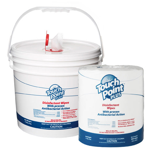 TouchPoint® Plus Disinfectant Wipes