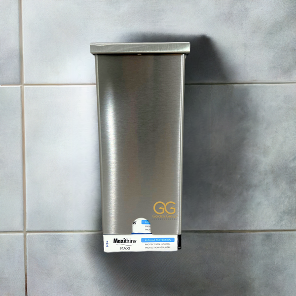 SD3000 Wall-Mounted Sanitary Napkin Dispenser – Vended Style Pads Only, Made in USA