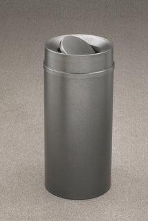 Glaro Mount Everest Designer Powder Coat Trash Can – Tip-Action Top, 12, 16 & 33 Gallon, Matching Color Lid, Commercial Indoor Waste Receptacle (TA1232**, TA1533**, TA2035**)