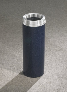 Glaro Mount Everest Designer Powder Coat Commercial Trash Can – Funnel Top, 6, 12, 16 & 33 Gallon, Satin Aluminum Lid, Indoor (F924*SA, F1232*SA, F1533*SA, F2035*SA)