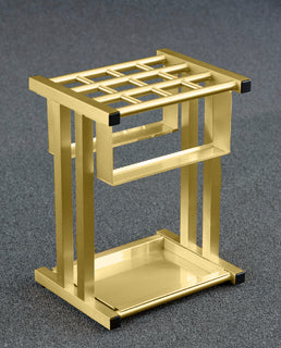 Glaro Umbrella Stand - Satin Aluminum