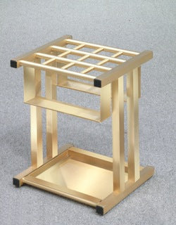 Glaro Umbrella Stand - Satin Aluminum