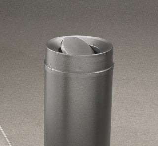 Glaro Mount Everest Designer Powder Coat Trash Can – Tip-Action Top, 12, 16 & 33 Gallon, Matching Color Lid, Commercial Indoor Waste Receptacle (TA1232**, TA1533**, TA2035**)