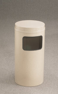 Glaro Mount Everest Designer Powder Coat Trash Can – Flat Top, 3, 10 & 17 Gallon, Matching Color Lid, Commercial Indoor Waste Receptacle (C192**, C1566**, C2066**)