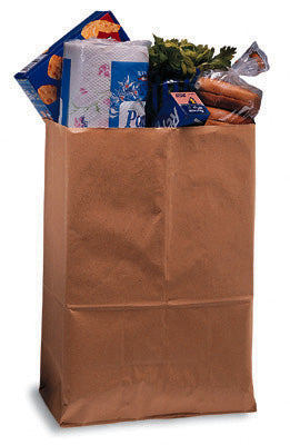 12" x 7" x 17" Kraft Carry Paper Bag