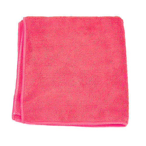 MicroWorks® Value Microfiber Towel 12 x 12, Pack of 1 dozen, Various Colors (2501)