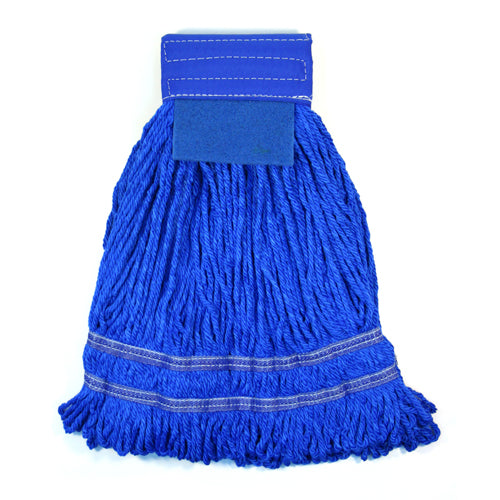 MicroWORKS® MICROFIBER STRING MOP WITH SCRUBBER PAD 18 OZ. (2504-MFWP-18)