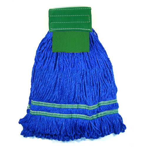 MicroWORKS® MICROFIBER STRING MOP WITH SCRUBBER PAD 18 OZ. (2504-MFWP-18)